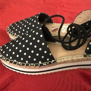 COPY - JLO polka dot espadrilles